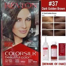 Revlon Color Silk Beautiful Hair Color DARK GOLDEN BROWN 3G